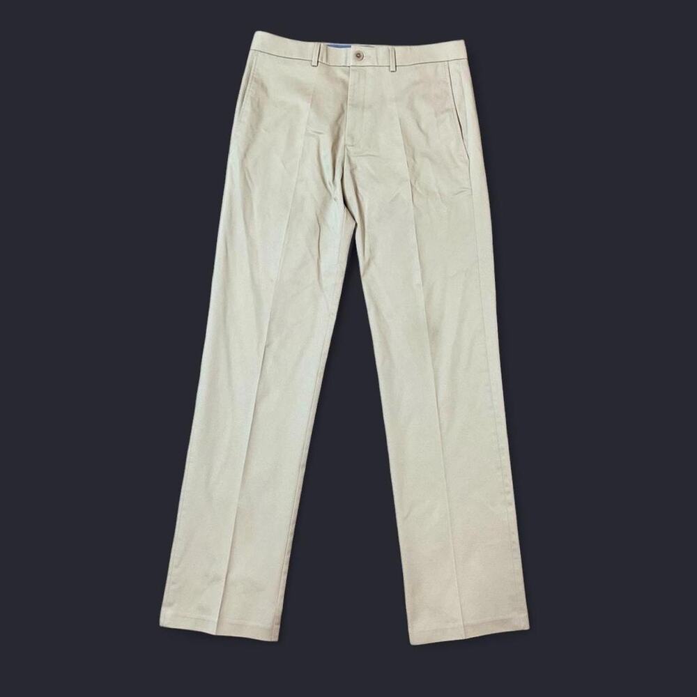 Haggar Premium No Iron Khaki Pants 32x34 – Straight Fit Work Trousers